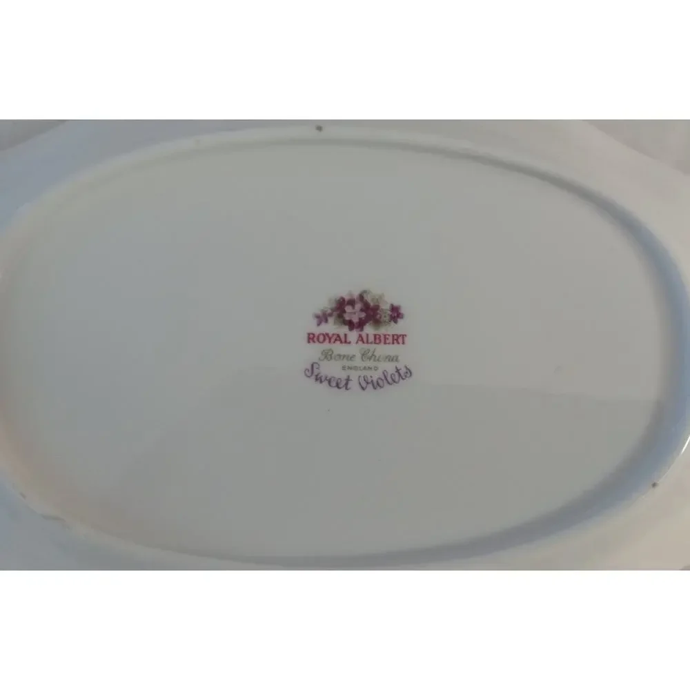Vintage Royal Albert Sweet Violets Trinket Dish Tray - Picture 6 of 6